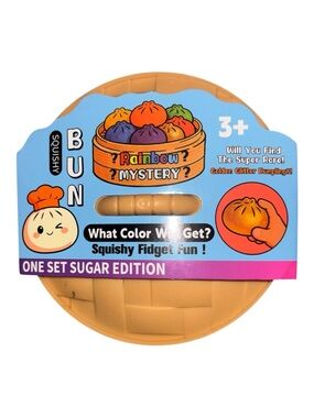 Rainbow Squishy Bun Dumpling Toy Sugar Edition Toy Surprise Color Kawaii